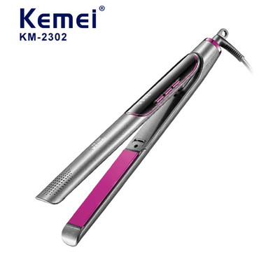 Máy Ép Duỗi Tóc, Là Tóc, Uốn Xoăn Tạo Kiểu Cao Cấp Kemei Km 2302