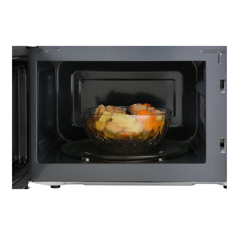 Lò vi sóng Sharp R-208VN-WS 20 lít, không nướng, mặt đen, chính hãng, bảo hành 12 tháng