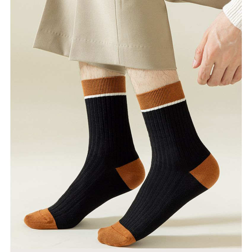 Vớ tất nam cổ cao co giãn 4 chiều sang trọng lịch sự ,tất cổ cao cho nam dễ sử dụng TN,05