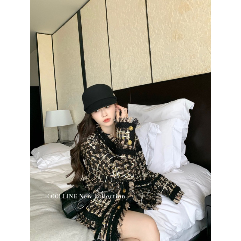 Áo Dạ Dáng Dài Teewd Tua Rua Hàng Quảng Châu Loại 1❤️( order 7-15 ngày