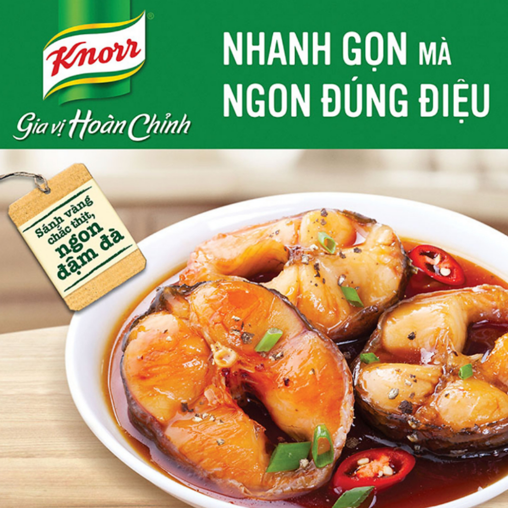 Hạt Nêm Knorr Thịt Thăn Xương Ống, Bột Canh Nấm Hương Organic Chính Hãng
