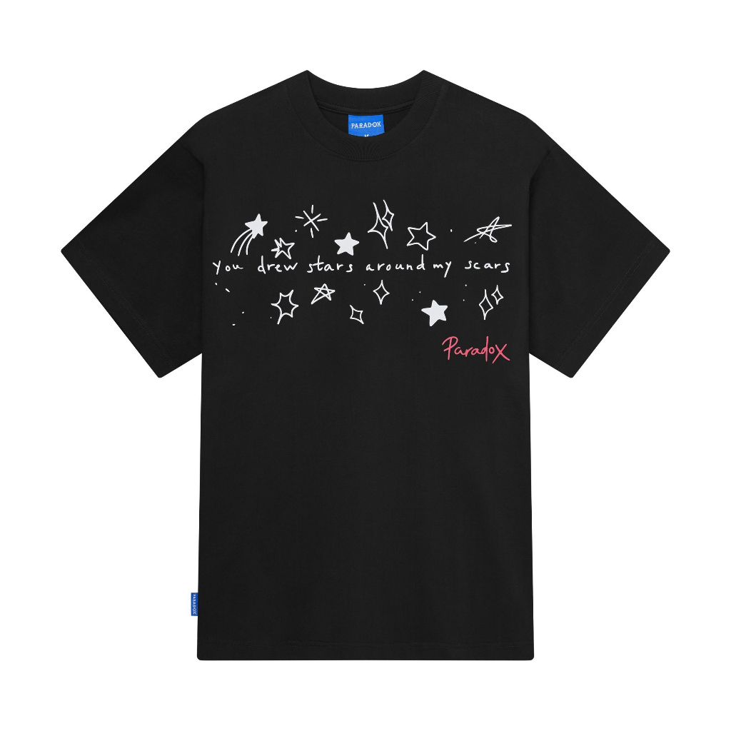 Áo thun form rộng Paradox tay lỡ - Unisex - In hình - STARS AND SEARS - Nhiều màu