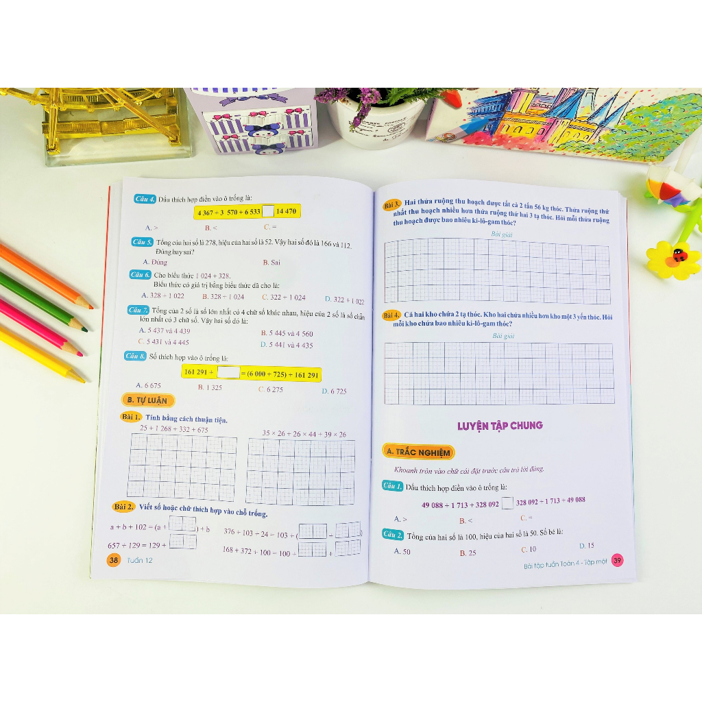 Sách - Bài Tập Tuần Toán 4 - Kết Nối Tri Thức - ndbooks