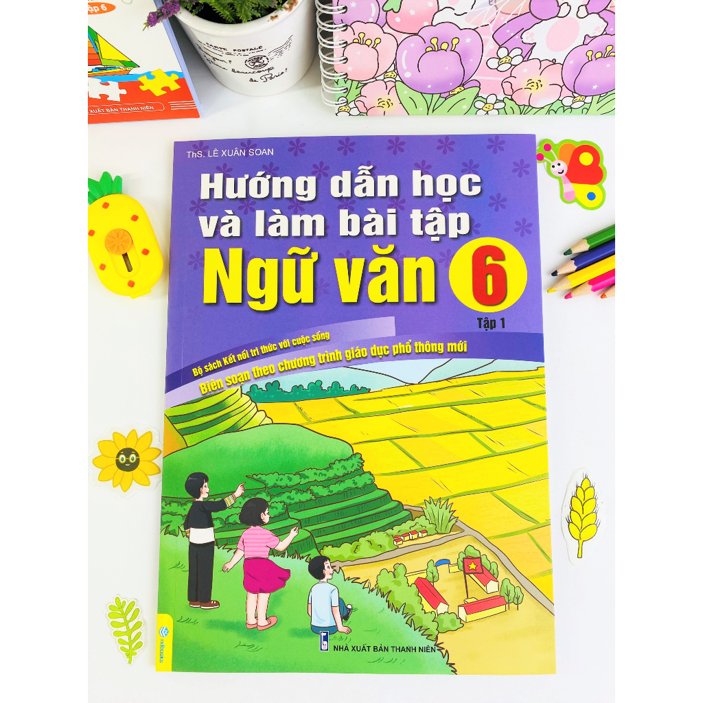 Sách - Combo 2 cuốn Hướng Dẫn Học Và Làm Bài Tập Ngữ Văn 6 - Theo Chương Trình GDPT mới Kết Nối - ndbooks
