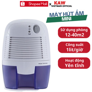 Máy lọc không khí, máy hút ẩm mini kaw cao cấp thế hệ mới, hút êm không ồn, loại bỏ ẩm mốc - bh 6 tháng
