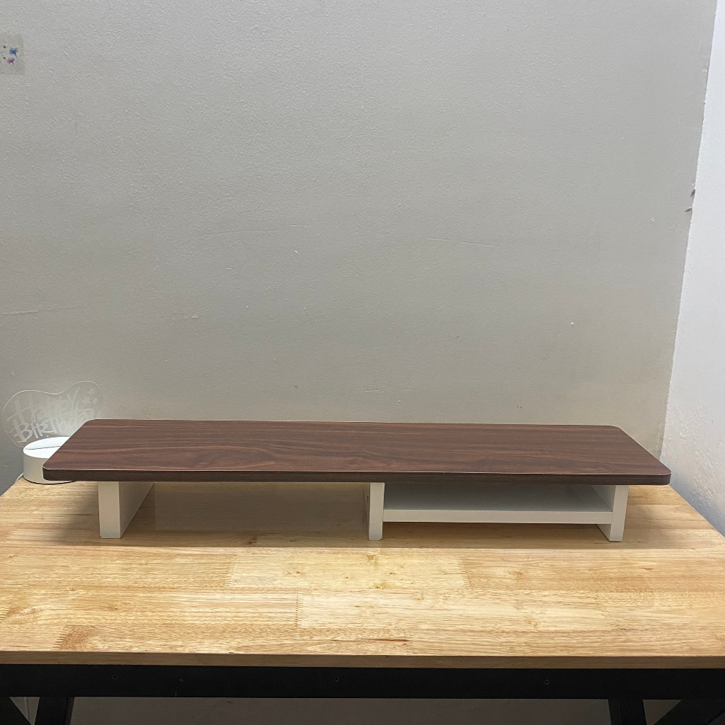 Bộ hộc kệ kê máy tính gồm 1 chân kép và bộ hộc kèm vít 30x18cm  chắc chắn