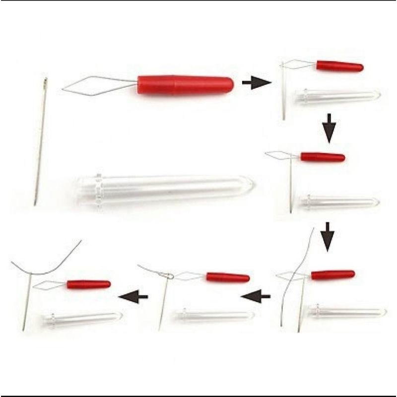 Cây xỏ chỉ qua kim may tay hoặc tá 15 cây kim
