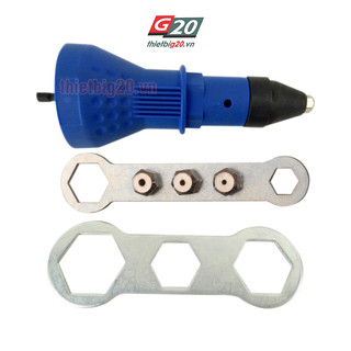 ĐẦU RÚT ĐINH RIVE GẮN MÁY KHOAN - ĐẦU CHUYỂN MÁY KHOAN THÀNH KÌM RÚT ĐINH TÁN MF-11045