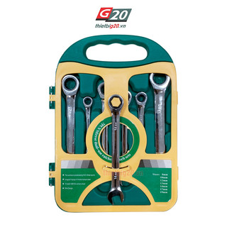 Bộ cờ lê vòng miệng 2 chiều, 7 chi tiết 6-19mm gdc29