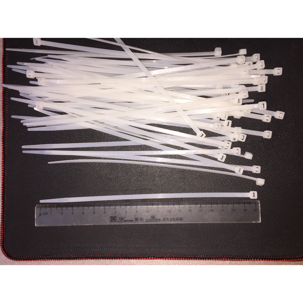 Túi 250 sợi dây rút dây thít nhựa 20cm với chất liệu Nylon PA66