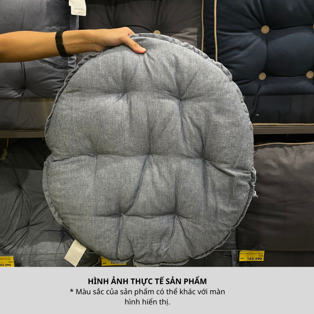 Đệm tròn ngồi bệt to, nệm lót ghế ngồi văn phòng HOLM, chất liệu sợi tổng hợp cao cấp | Index Living Mall - Nhập