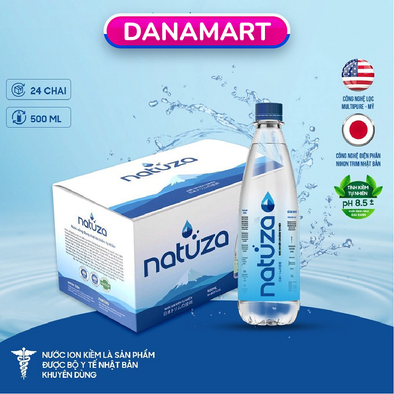 Nước Ion Kiềm Natuza Nhật Bản Thanh Nhiệt Cơ Thể Cho Sức Khỏe Căng Tràn, Giảm Lão Hóa