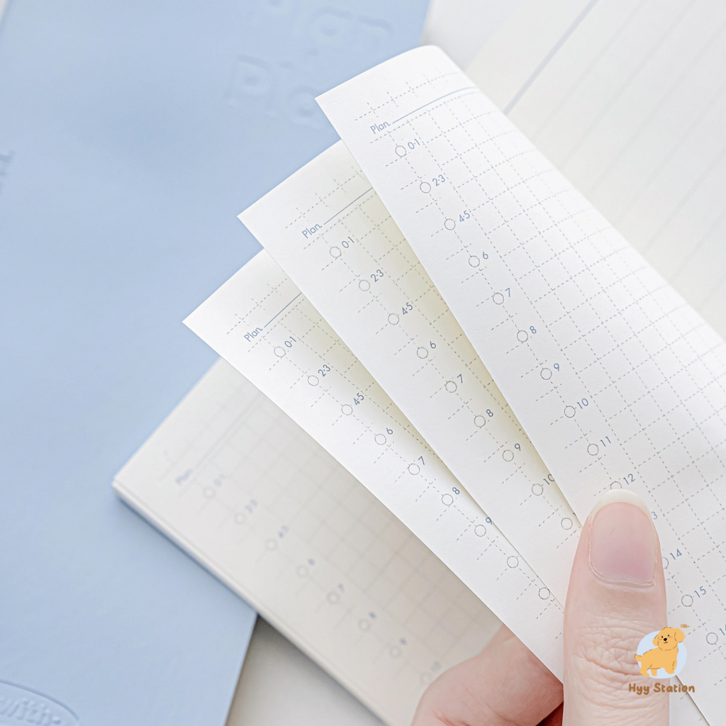 Sổ Tay Da PU Planwith To Do List Planner 160 Trang Tặng Kèm Sticker