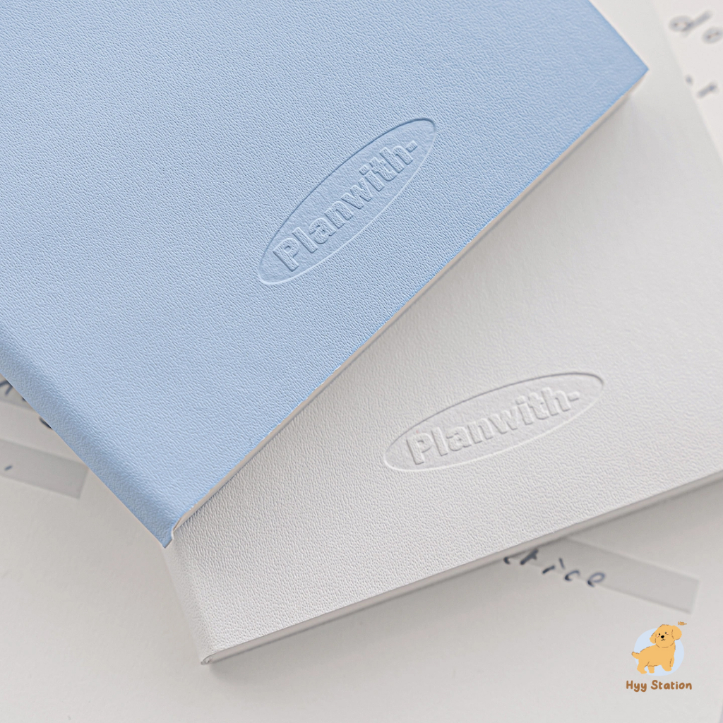 Sổ Tay Da PU Planwith To Do List Planner 160 Trang Tặng Kèm Sticker