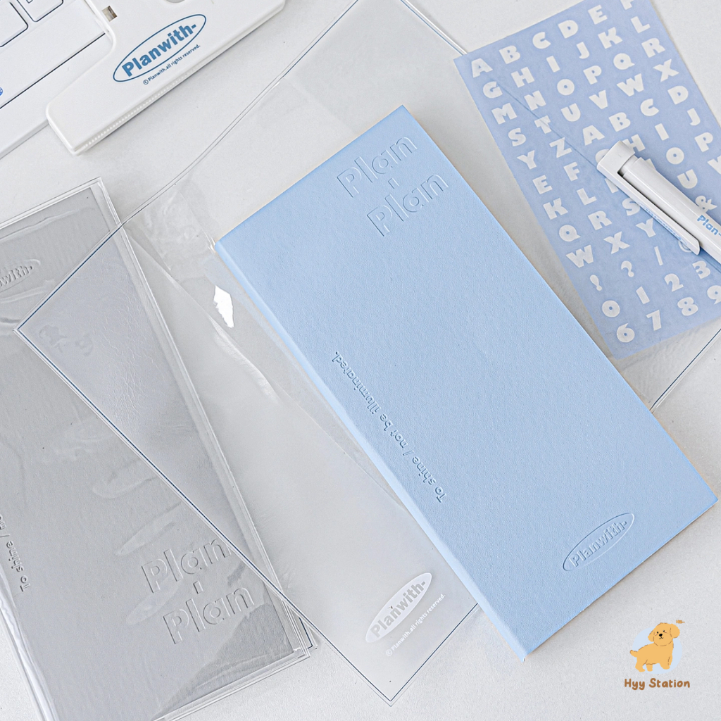 Sổ Tay Da PU Planwith To Do List Planner 160 Trang Tặng Kèm Sticker