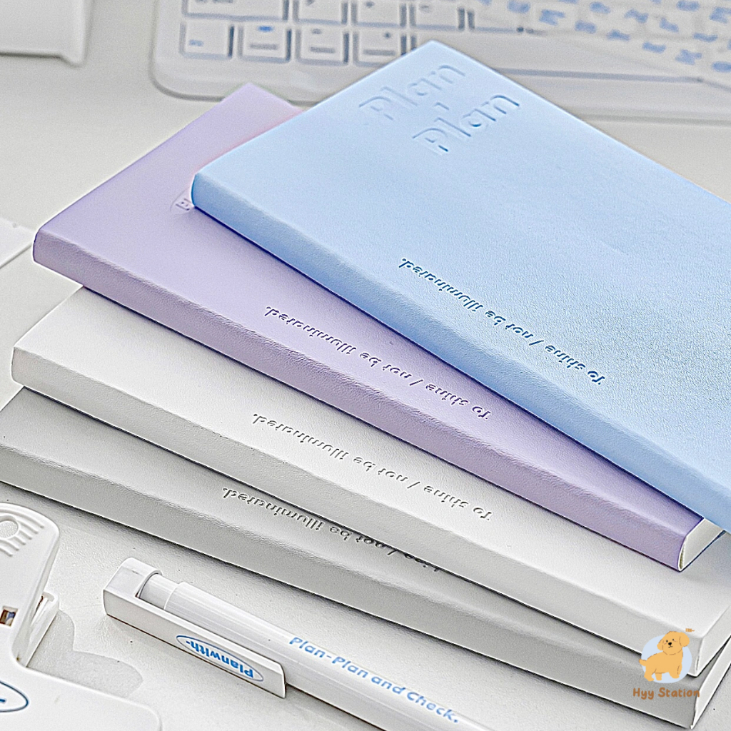 Sổ Tay Da PU Planwith To Do List Planner 160 Trang Tặng Kèm Sticker