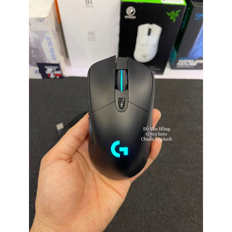 Chuột Gaming LOGITECH G703 Hero Lightspeed Wireless không dây likenew