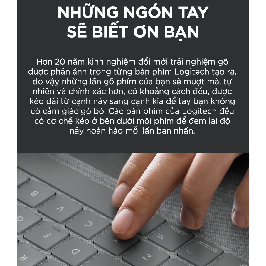 Bao Da Kèm Bàn Phím Logitech ComboTouch iPad Gen 7/8/9/10 | Hàng Chính Hãng | Bảo Hành 12T | Mimax Store