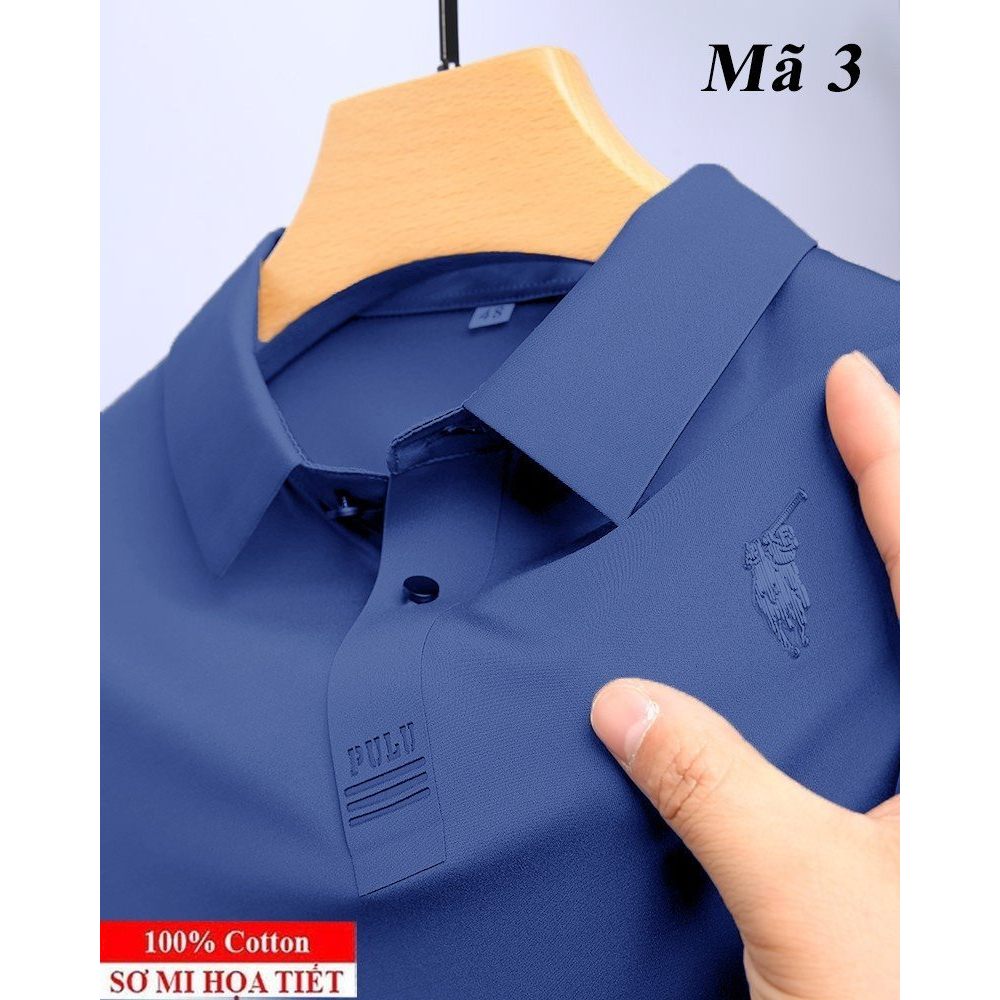 Mẫu 24 , Áo PoLo Họa Tiết Hoa Văn Tay Ngắn In Hình Phong Cách Mỹ , Chất Liệu Vải Mát , Thời Trang Mùa Hè Dành Cho Nam