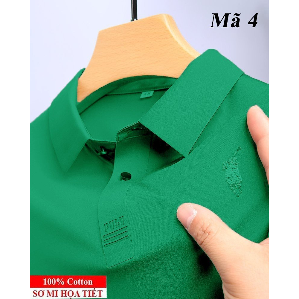 Mẫu 24 , Áo PoLo Họa Tiết Hoa Văn Tay Ngắn In Hình Phong Cách Mỹ , Chất Liệu Vải Mát , Thời Trang Mùa Hè Dành Cho Nam