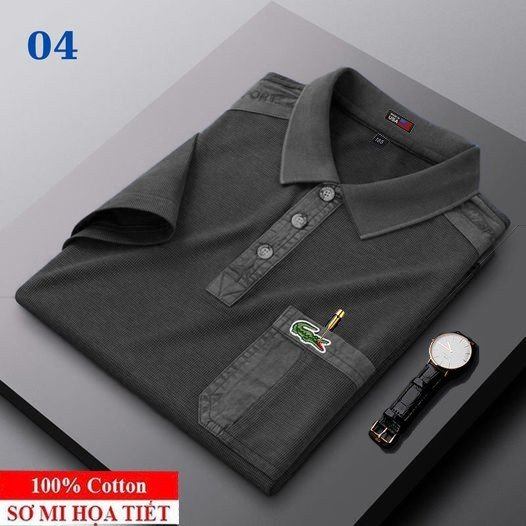 Mẫu 25 , Áo PoLo Họa Tiết Hoa Văn Tay Ngắn In Hình Phong Cách Mỹ , Chất Liệu Vải Mát , Thời Trang Mùa Hè Dành Cho Nam