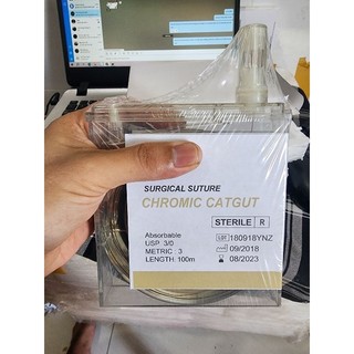 Chỉ tiêu cuộn chromic catgut dài 50-100m