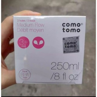 ( Tặng kèm núm ti) Bình sữa como silicon siêu mềm 150ml/250ml