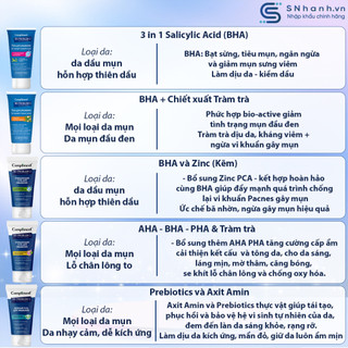 Gel rửa mặt Compliment No Problem giảm viêm, mụn 200ml