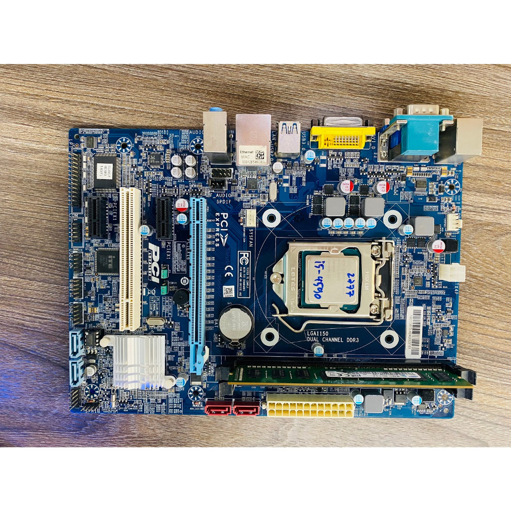 Combo Mian H81 i5 4570 / 4590 + H81 + Ram 8Gb bus 1600 các hãng Gigabyte,  ASUS, Samsung like new