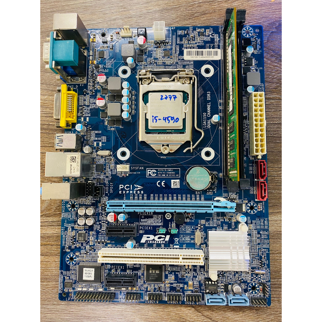 Combo Mian H81 i5 4570 / 4590 + H81 + Ram 8Gb bus 1600 các hãng Gigabyte,  ASUS, Samsung like new