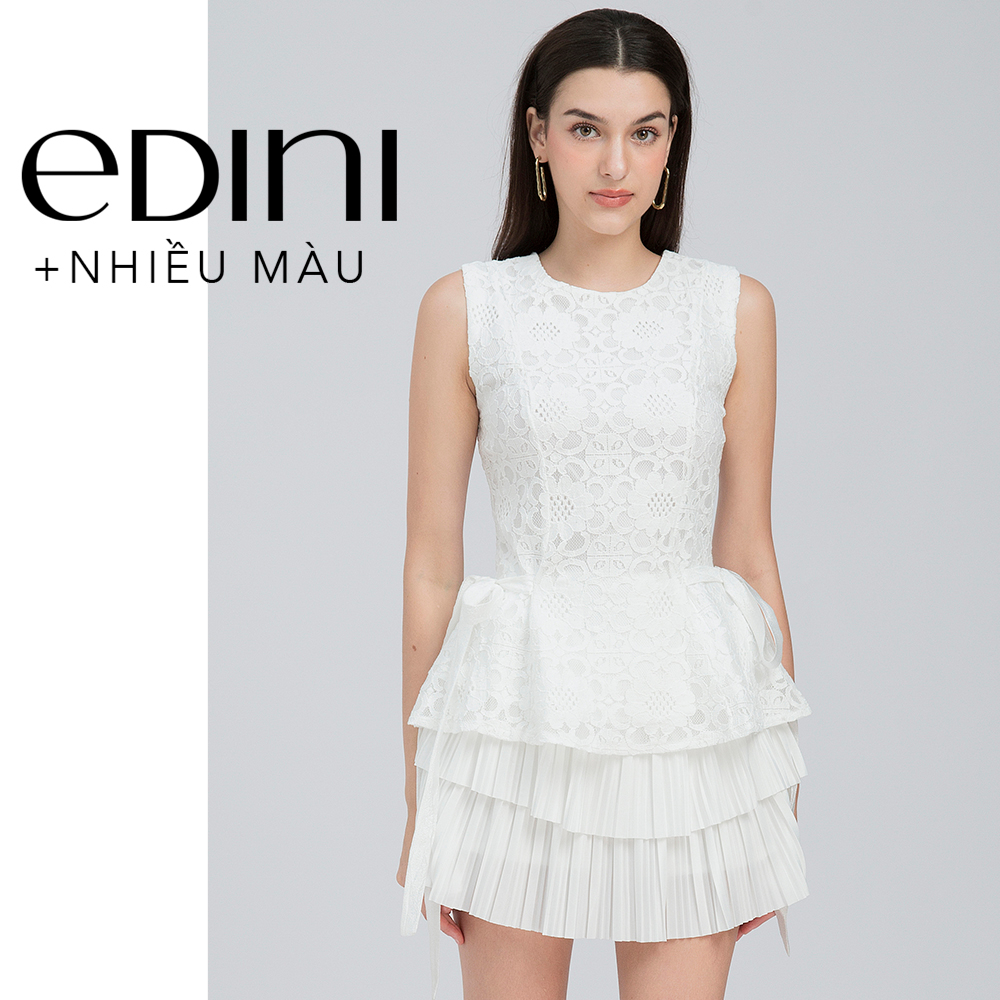 Áo Sát Nách Ren Phối Nơ Eo Thanh Lịch - EDINI - A1543