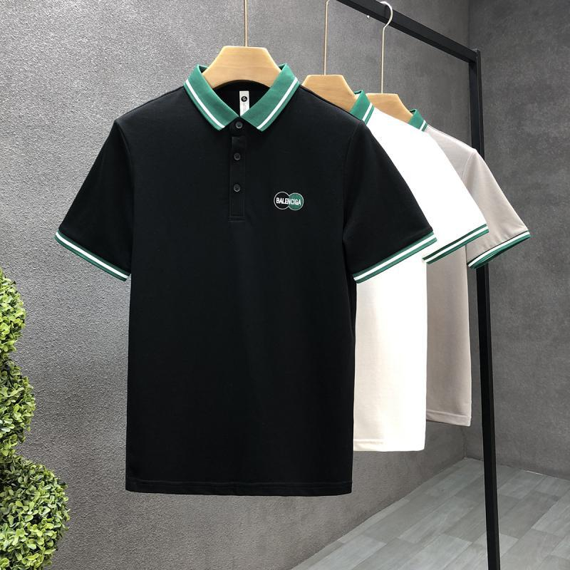 Áo PoLo nam cao cấp logo thêu phối cổ bo dệt chất vãi CS cotton dày dặn thoáng mát from chuẩn, sang trọng