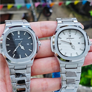 Đồng hồ thời trang nam Poedagar chính hãng phiên bản tàu ngầm, dây thép không gỉ , chống nước tốt