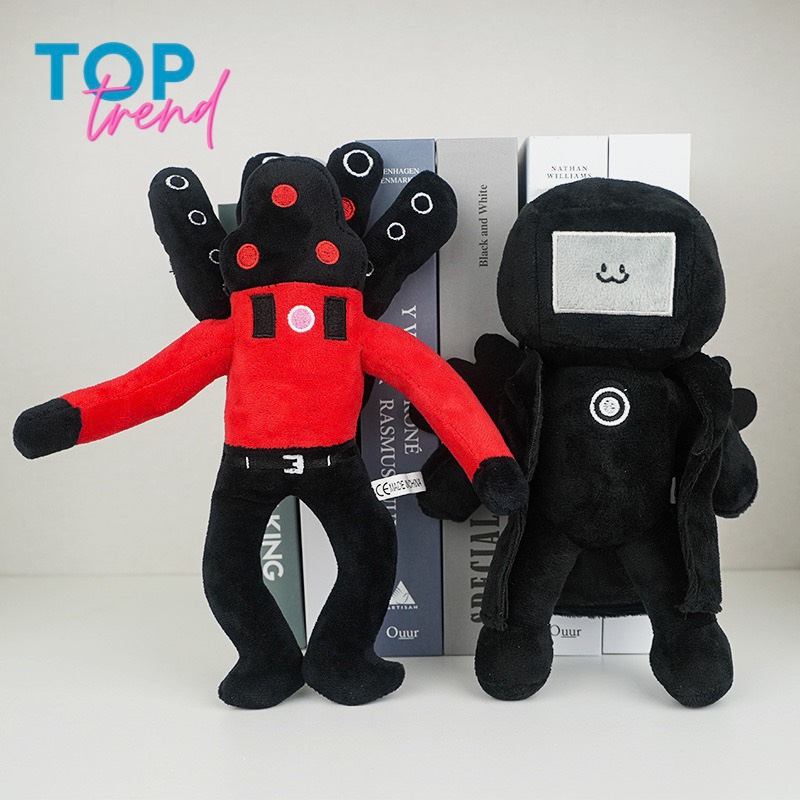 Đồ chơi mô hình Gấu bông Skibid Toilet Cameraman TV Man Titan Speaker Man Ngộ Nghĩnh - Top Trend