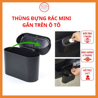 Thùng chữa đựng rác mini dùng trên ô tô xe hơi - hộp đựng rác giữ vệ sinh trên xe hơi đa năng tiện lợi