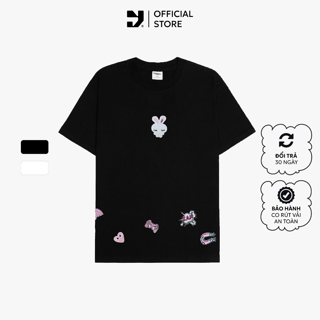 Áo Thun Unisex Tay Lỡ Pink Bunny Onyou T031 100% Cotton - Local Brand Chính Hãng