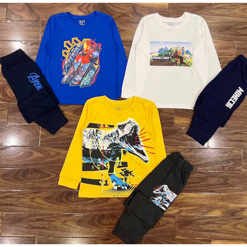 Bộ thu đông cotton size đại cho bé trai