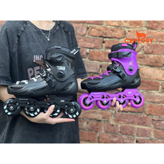  GIÀY PATIN NGƯỜI LỚN  CENTOY  FLYING EAGLE B3S 2 MÀU ĐEN,TÍM - BÁNH CAO SU ĐẶC FORM CHẮC CHẮN 