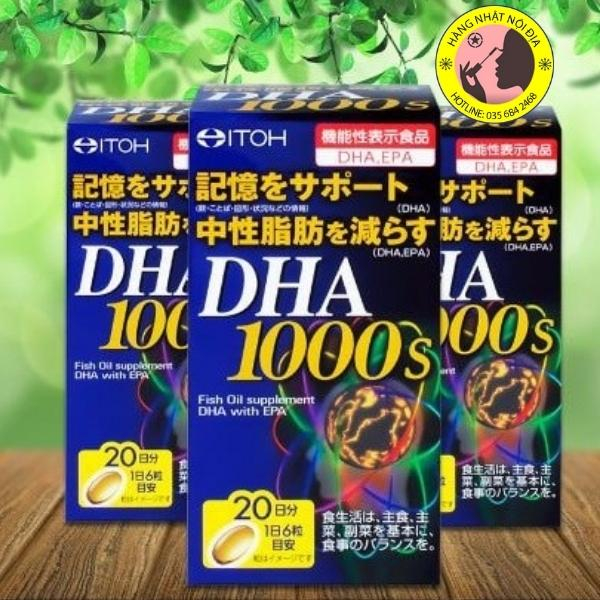 Viên uống bổ não DHA 1000s Nhật Bản