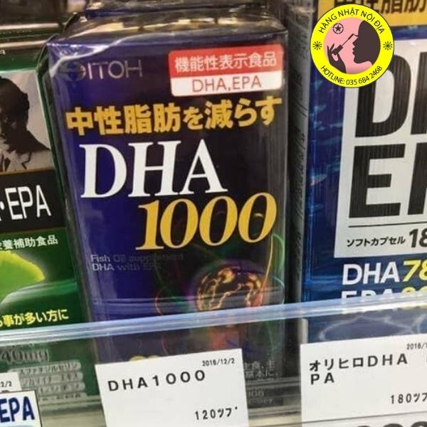 Viên uống bổ não DHA 1000s Nhật Bản