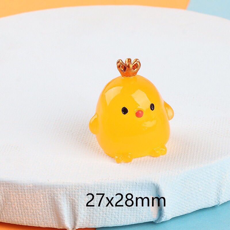 Heo Con Đội Vương Miện Phát Sáng Trang Trí Phong Cảnh Dễ Thương.