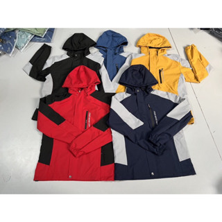Áo khoác gió nam nữ, áo gió phối màu Chống nước cản gió lót lưới FREE MOVE chất gió tráng bạc tiện lợi đi chơi đi làm