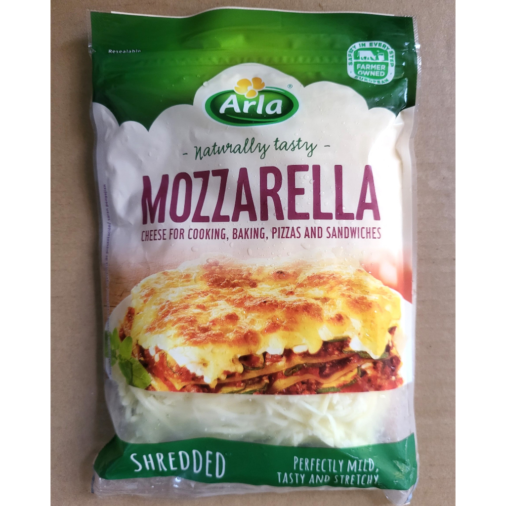 ARLA  PHÔ MAI BÀO MOZZARELLA Cheese for Cooking, Baking, Pizzas and Sandwiches