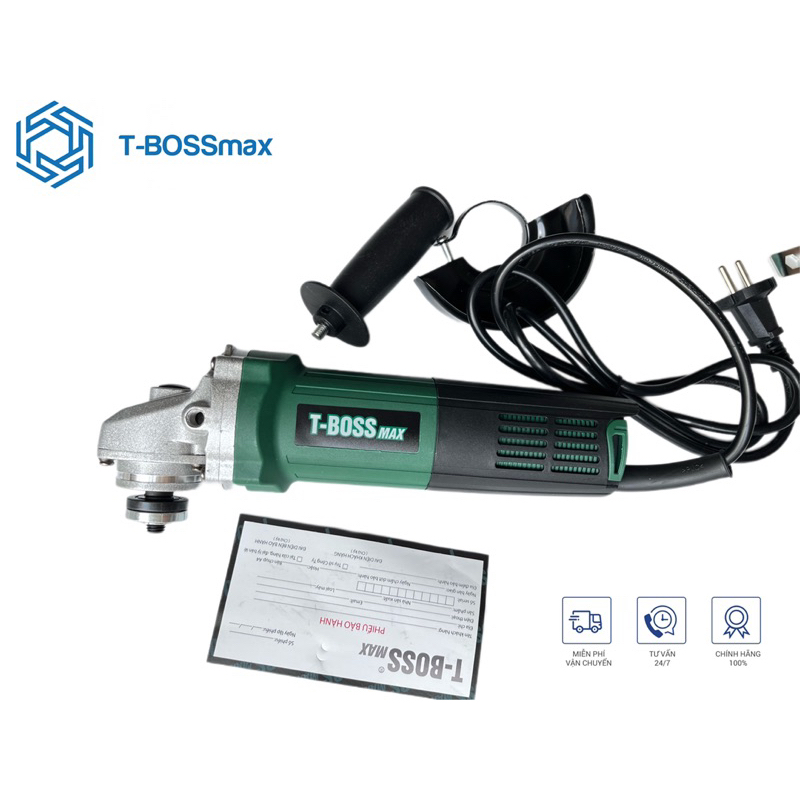 Máy mài góc TBOSS 621 công suất mạnh mẽ 850W công tắc đuôi tặng kèm đá cắt