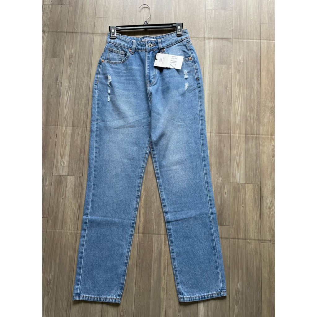 Quàn jean denim lưng cao za,ra hack dáng người mặc vnxk