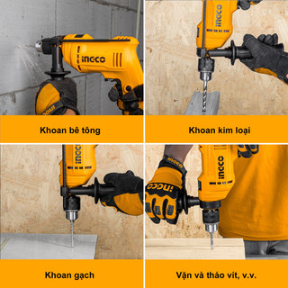 Máy khoan búa 710W Ingco ID7108E-ID7118E