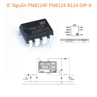 Ic nguồn pn8124 dip-7 # linh kiện điện tử