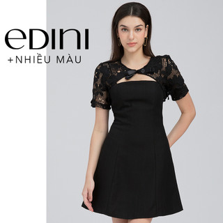 Đầm Midi Cổ Ren Sang Trọng - EDINI - D1585