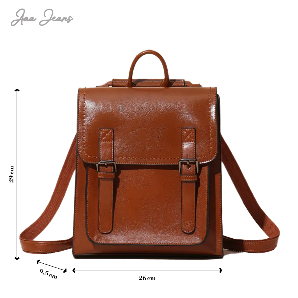 Balo Nữ Da Thật Dáng Classic Aaa Jeans