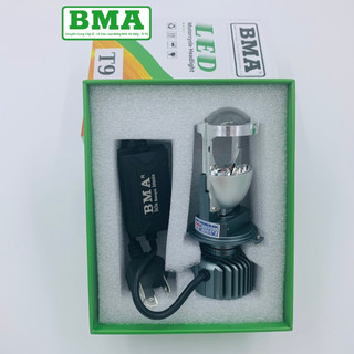 Đèn led pha t9 bma mẫu mới chân đèn h4 bảo hành 1 năm lắp xe máy ô tô